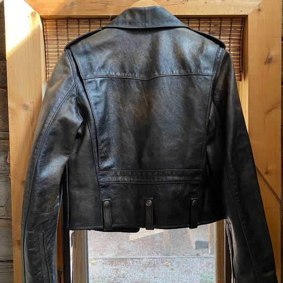 Ralph Lauren Collection Leather Moto Jacket - Picture 5 of 6